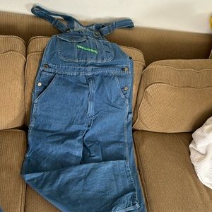 Men’s Key overalls, denim stonewash blue.  36x32, never worn, brand new.